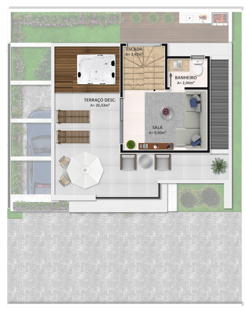 Casa 2,3 e 4 - Ático