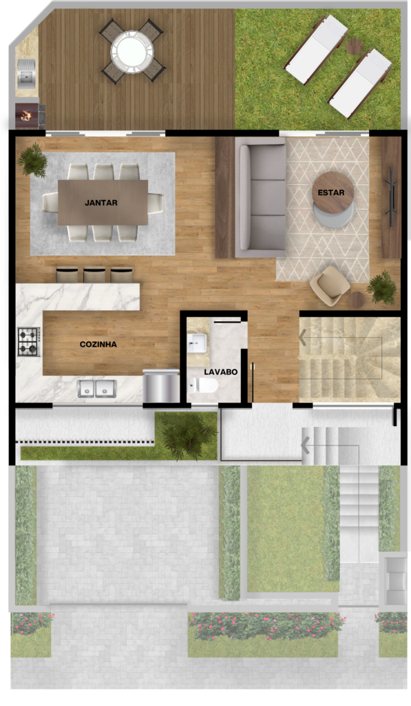 Res. 01 e 02 - Térreo