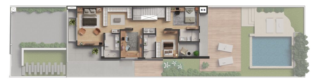 Superior com sala íntima