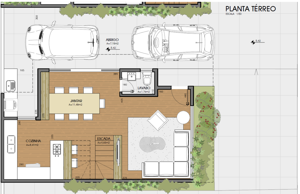 Casa 03 a 05 - Térreo